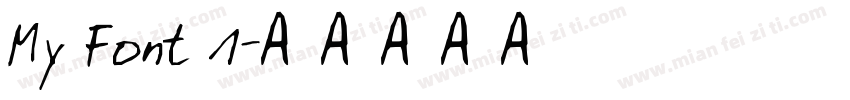 My Font 1字体转换